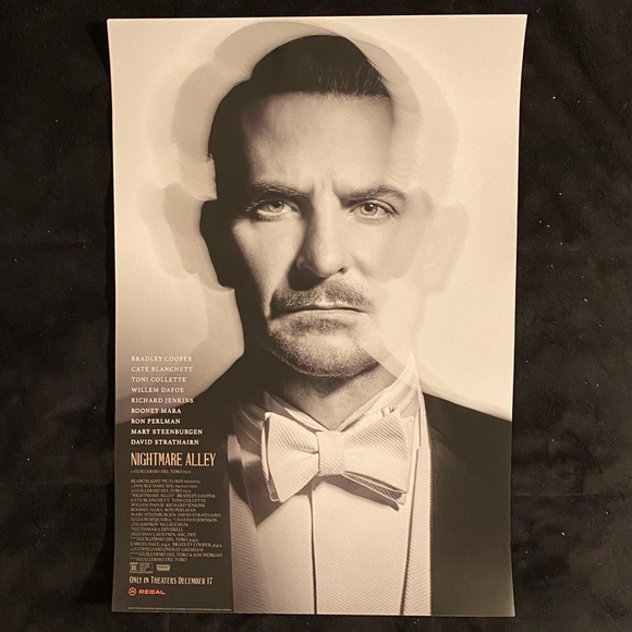 NIGHTMARE ALLEY 2021 BRADLEY COOPER promo Poster - BEST PICTURE Oscar nominee! - Picture 1 of 2